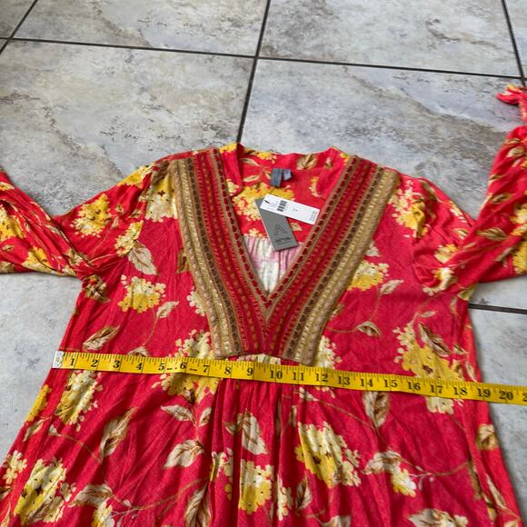 Anthropologie Bl-nk Stephanie Long Sleeve Boho Top NWT $118 - Picture 6 of 10